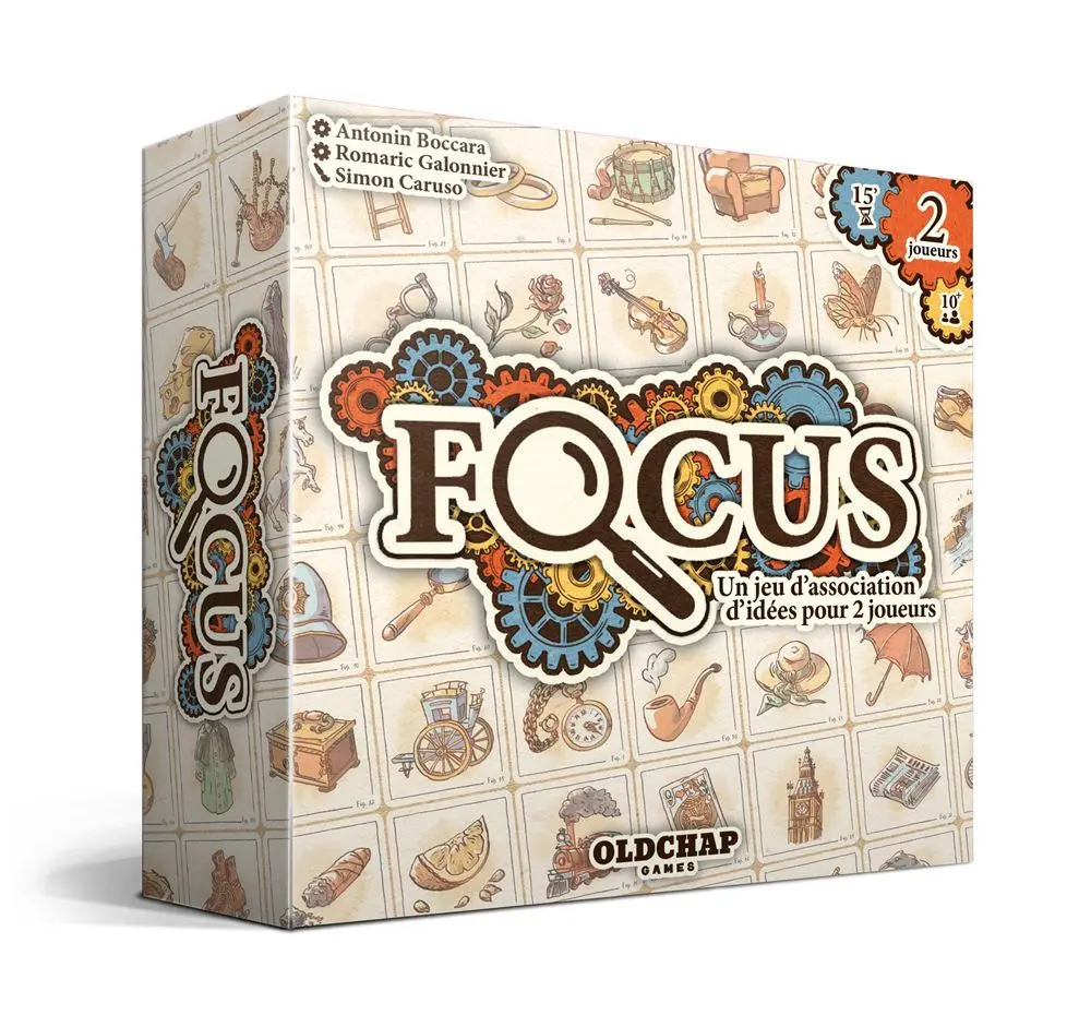 Focus jeu de société coopératif à deux joueurs – boîte du jeu