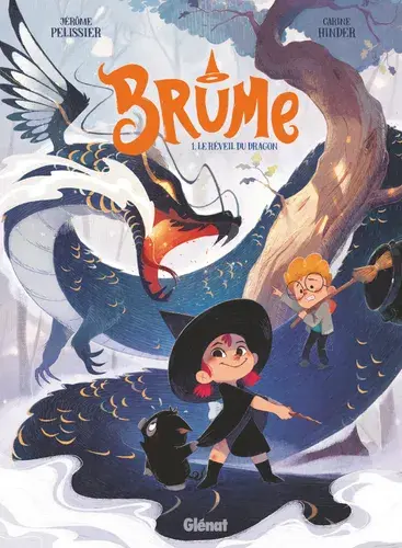 Couverture BD enfant 7-9 ans aventure magique Brume sorcière humour