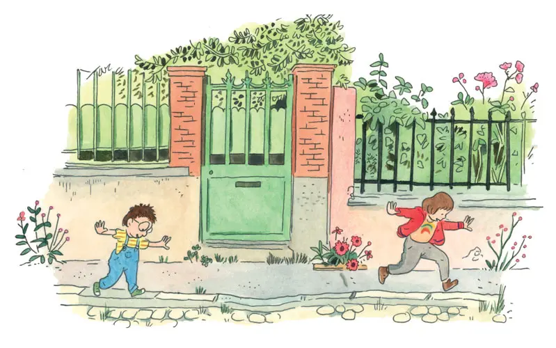 Illustration bd lecteurs débutants Pépin et Olivia poésie quotidien