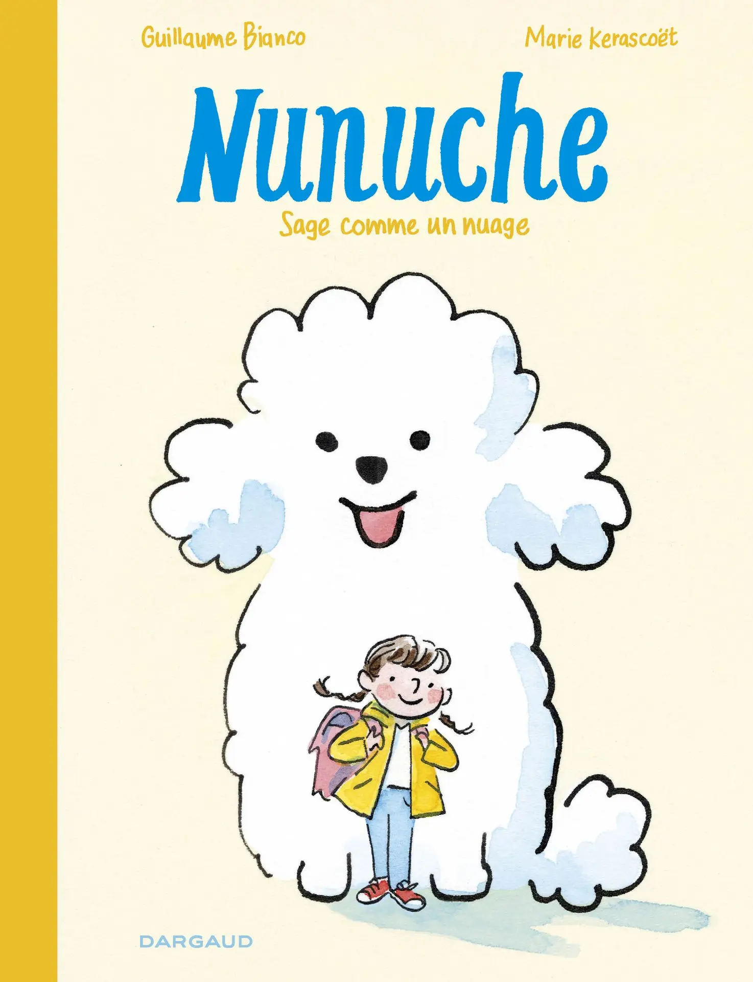 Couverture BD enfant débutant lecture Nunuche chien humour tendre