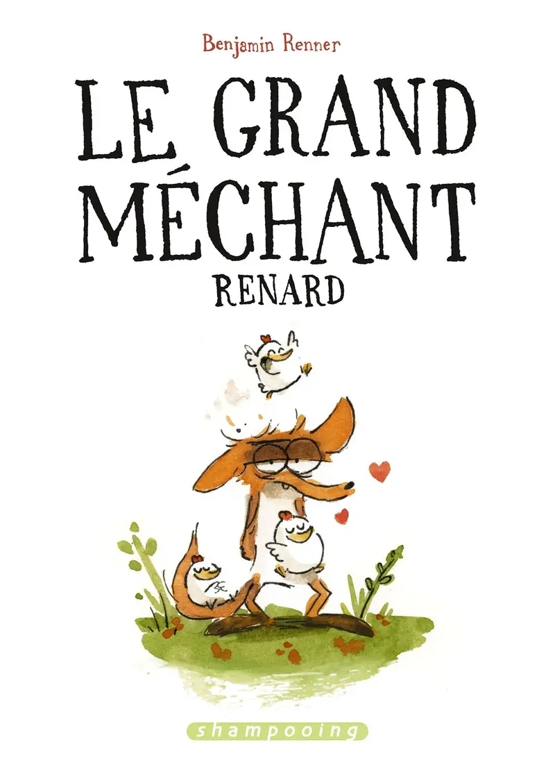Couverture BD enfant humour Le Grand Méchant Renard comédie animaux