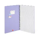 Cahier ligné à spirales Format A4 Licorne Legami2.webp