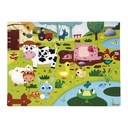 Puzzle Tactile Animaux de la ferme 20 pcs
