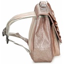Petit cartable froufrous paillettes cuivre