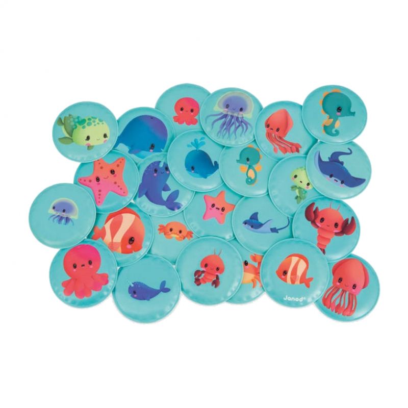 Memory pour le bain Mes bébés animaux Janod