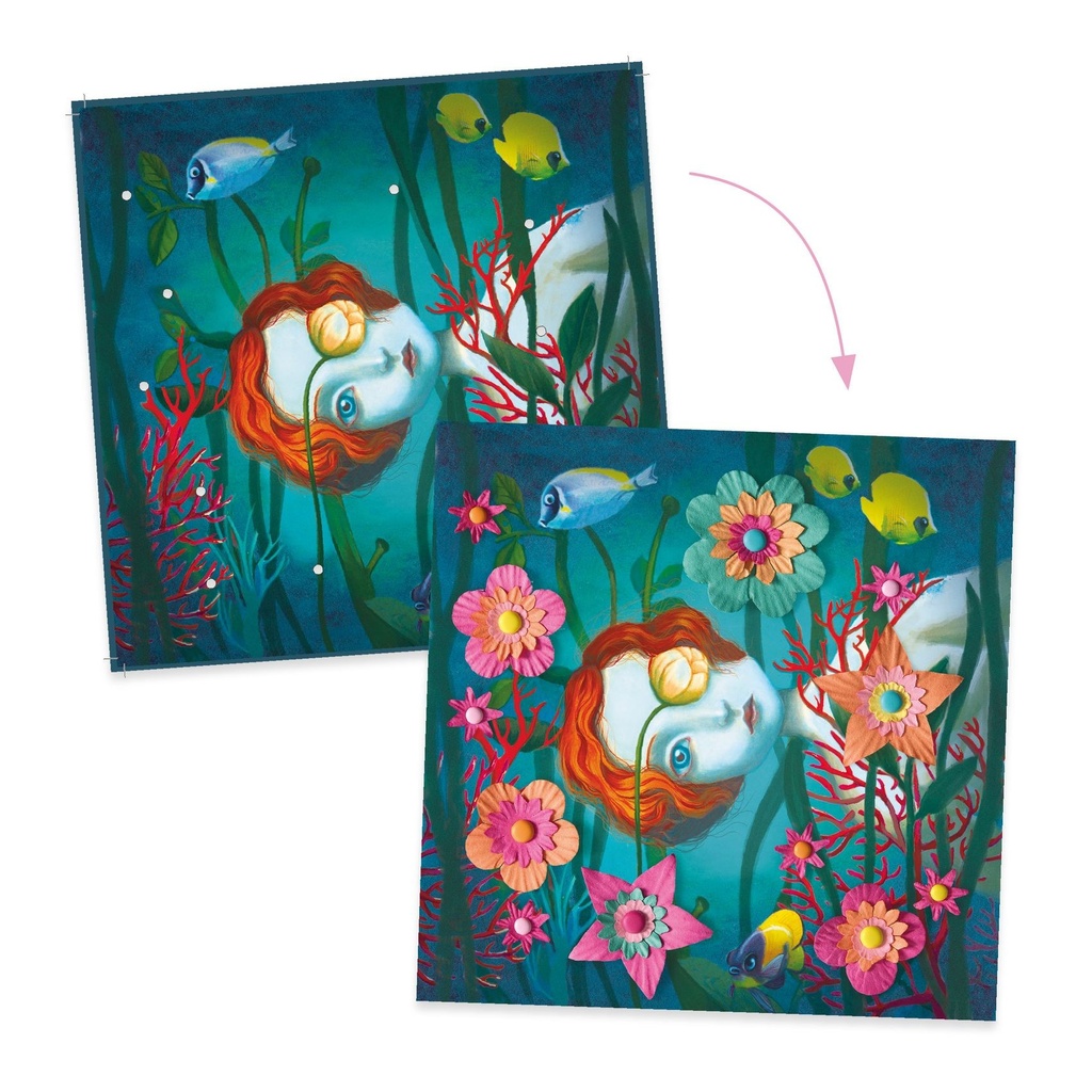Kreatives Spiel Mit 3D-Blumen