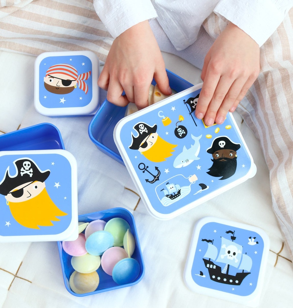Set de boîtes à collations Pirates