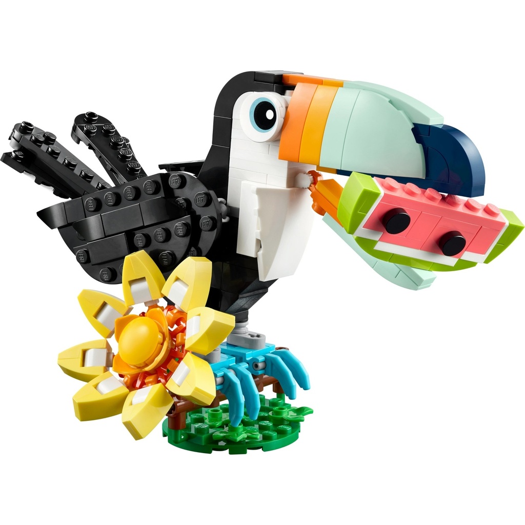 Animaux sauvages Le toucan tropical Lego