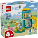 Bluey et Chloé au terrain de jeux Lego Bluey