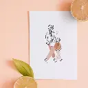 Affiche Pretty Girls La douceur du lien A4 My Lovely thing.webp