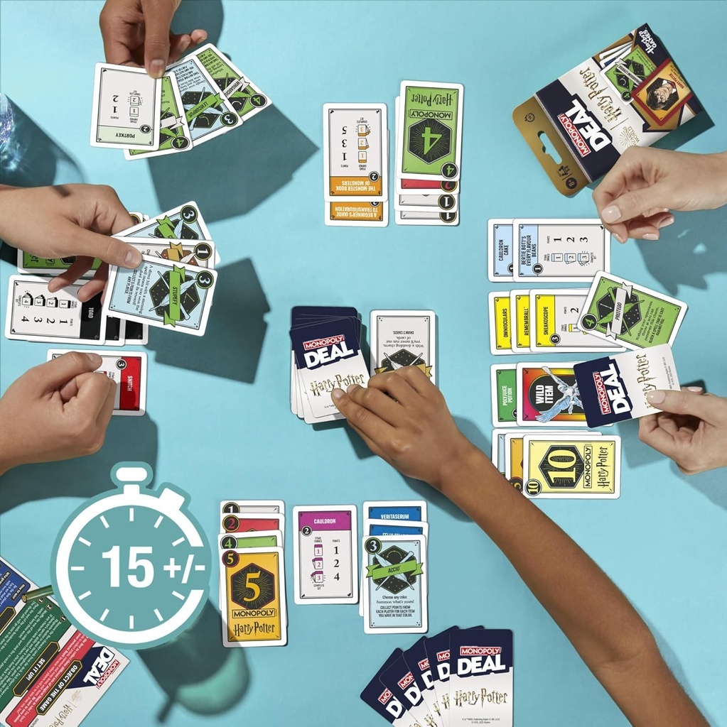 Monopoly Deal Kartenspiel: Harry Potter – Französische Version