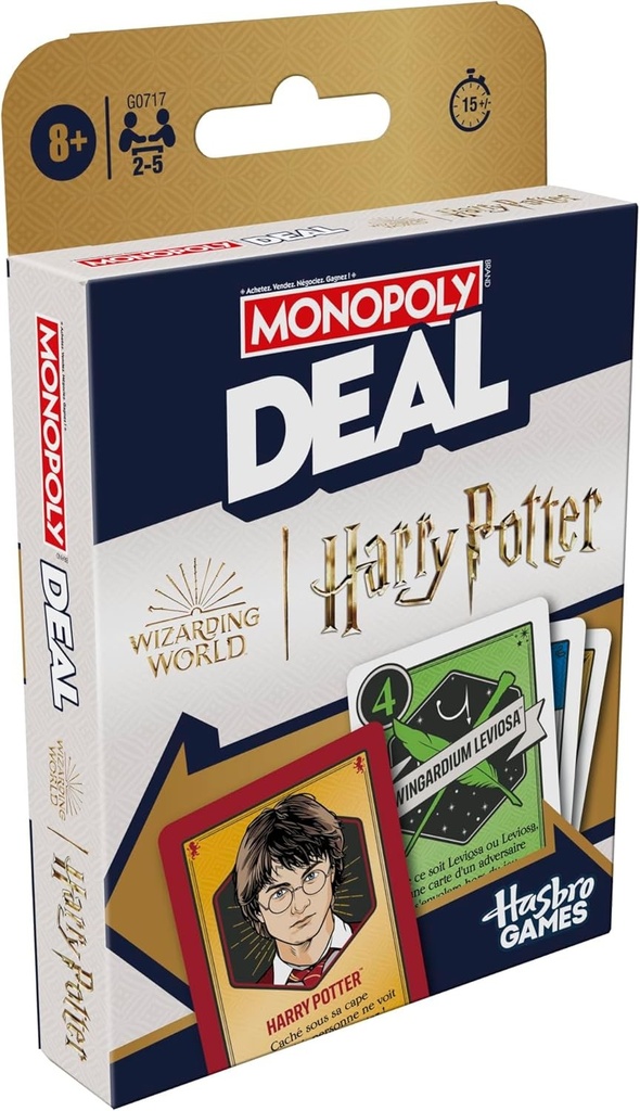 Monopoly Deal Kartenspiel: Harry Potter – Französische Version
