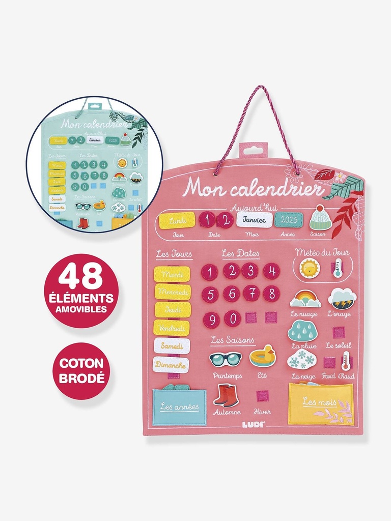 Mon calendrier Ludi Framboise