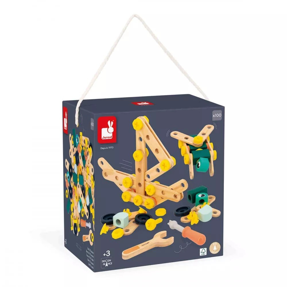 Baril Brico'Kids 100 pièces 