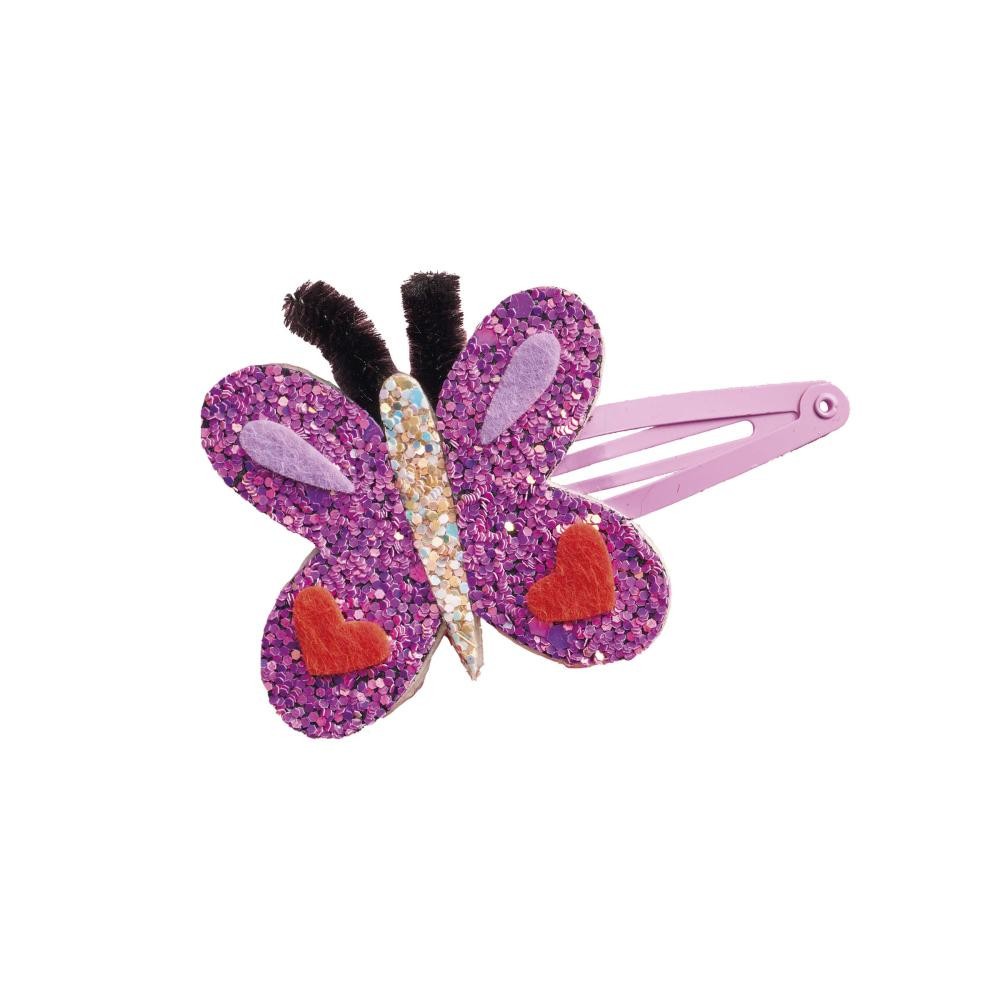 6 Barrettes pailletées à créer Flower Garden