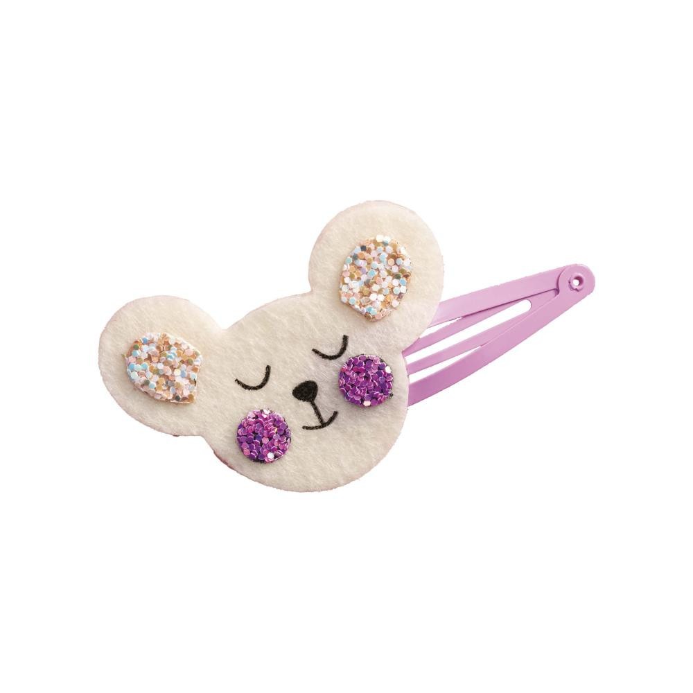 6 Barrettes pailletées à créer Flower Garden