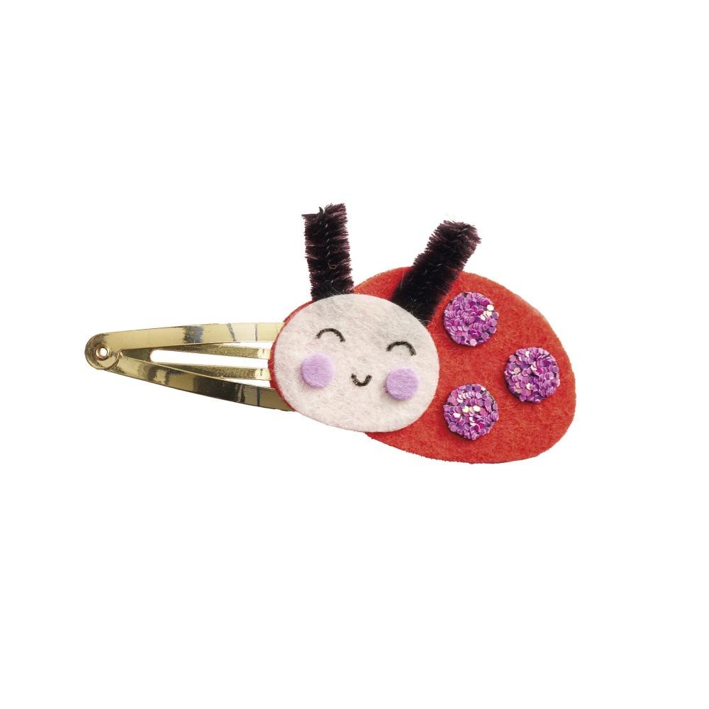 6 Barrettes pailletées à créer Flower Garden