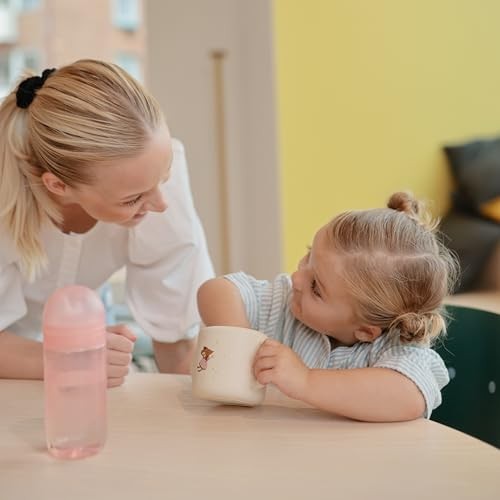 Mushie Silicone Snack Cup | Spill Proof Food Container for Toddler and Baby (Fairy Mice)