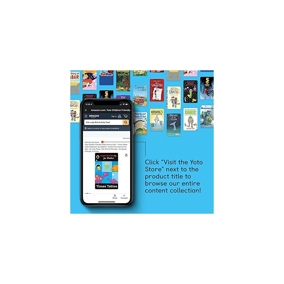 The Rainbow Fairies Collection by Daisy Meadows â 7 Kids Audio Cards for Use with Yoto Player & Mini All-in-1 Audio Player, Screen-Free Listening