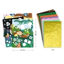 Collage de mousses Fêtes scintillantes