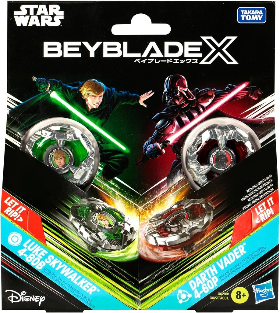 Beyblade X Multipack Star Wars Luke Vs Dark Vador