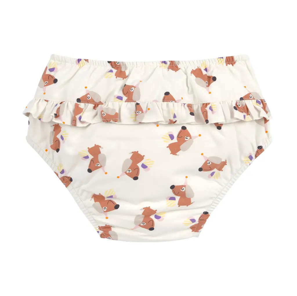 Maillot de bain Couche bébé Glace Chien Blanc 62-68.webp