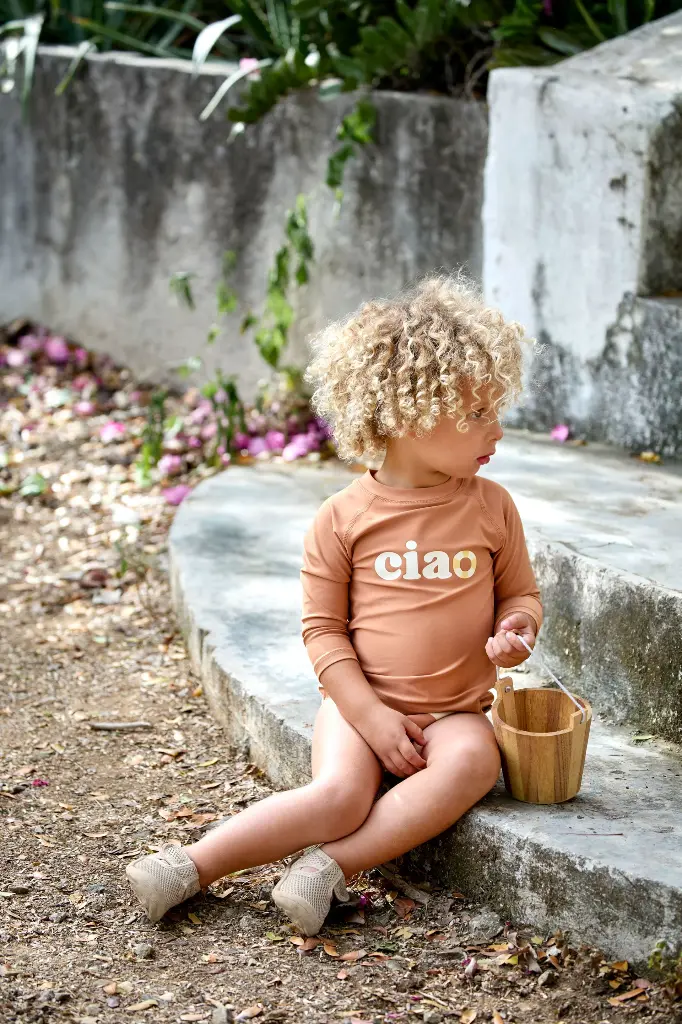 T-shirt de bains à manches longues enfants Anti UV Terre Ciao 62-68 (3-6 mois) lassig.webp