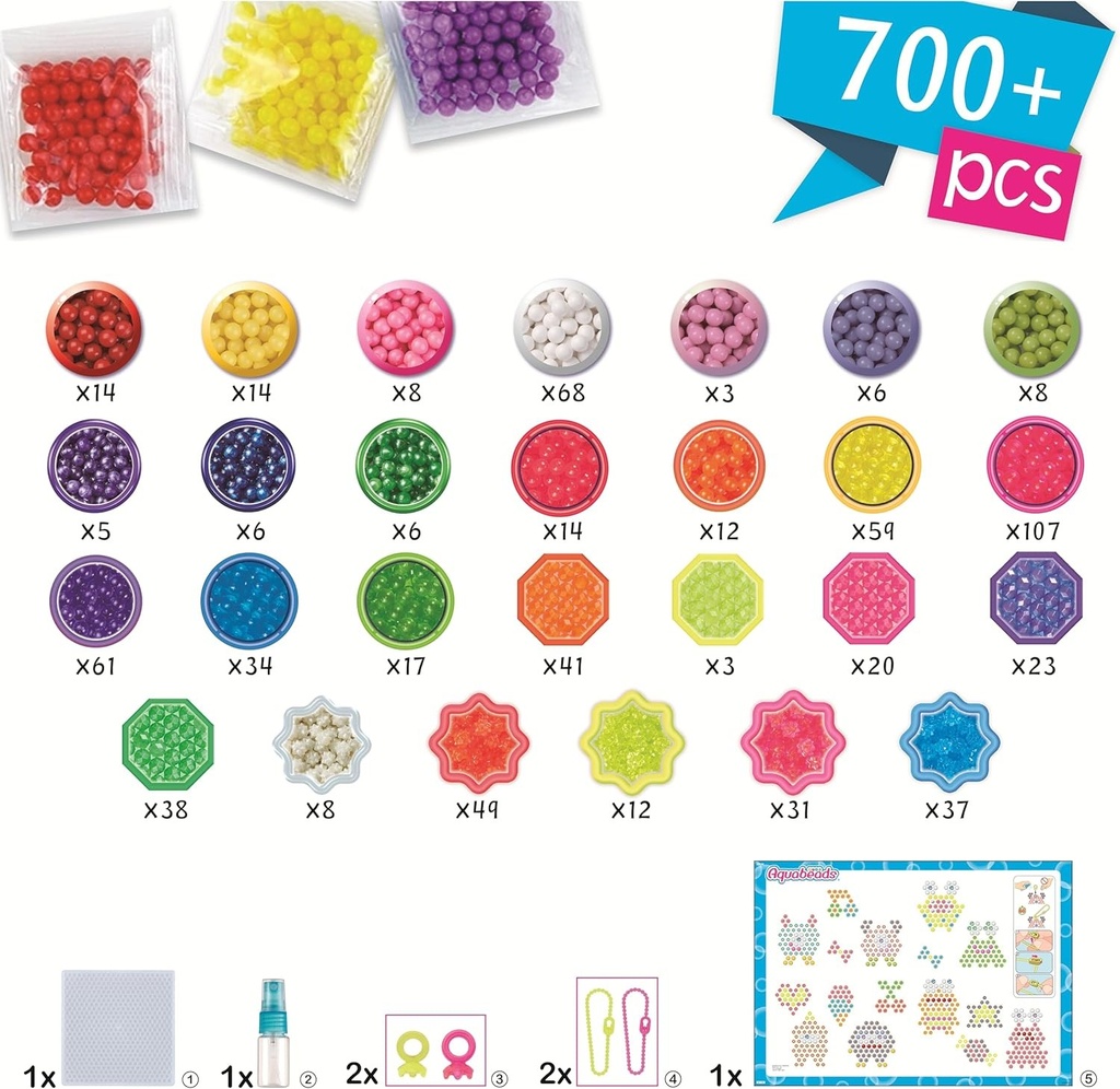 Aquabeads - 35144 Crazy Monsters Craft Kit - Arts & Crafts Kralen Activity Toy