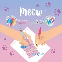 6 Feutres à double pointe avec couleurs réinscriptibles Meow Legami 2.webp