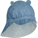 Gorm Reversible Sun Hat Blue wave creme de la creme 0-3 mois Liewood 3.webp