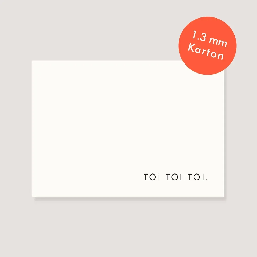 Carte en carton Toi Toi Toi.webp