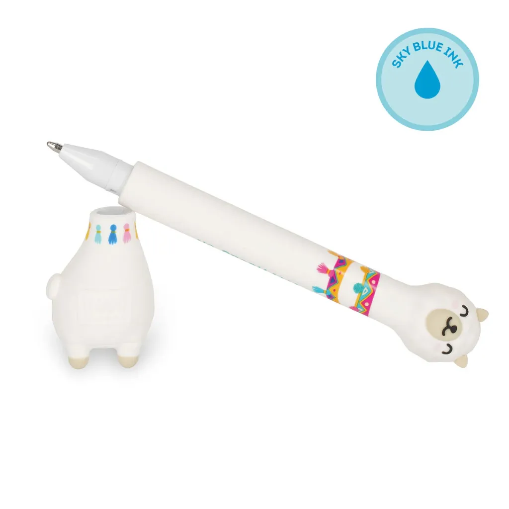 Stylo à Bille Lama avec Base - Stand-Ink Ovation Legami 2.webp