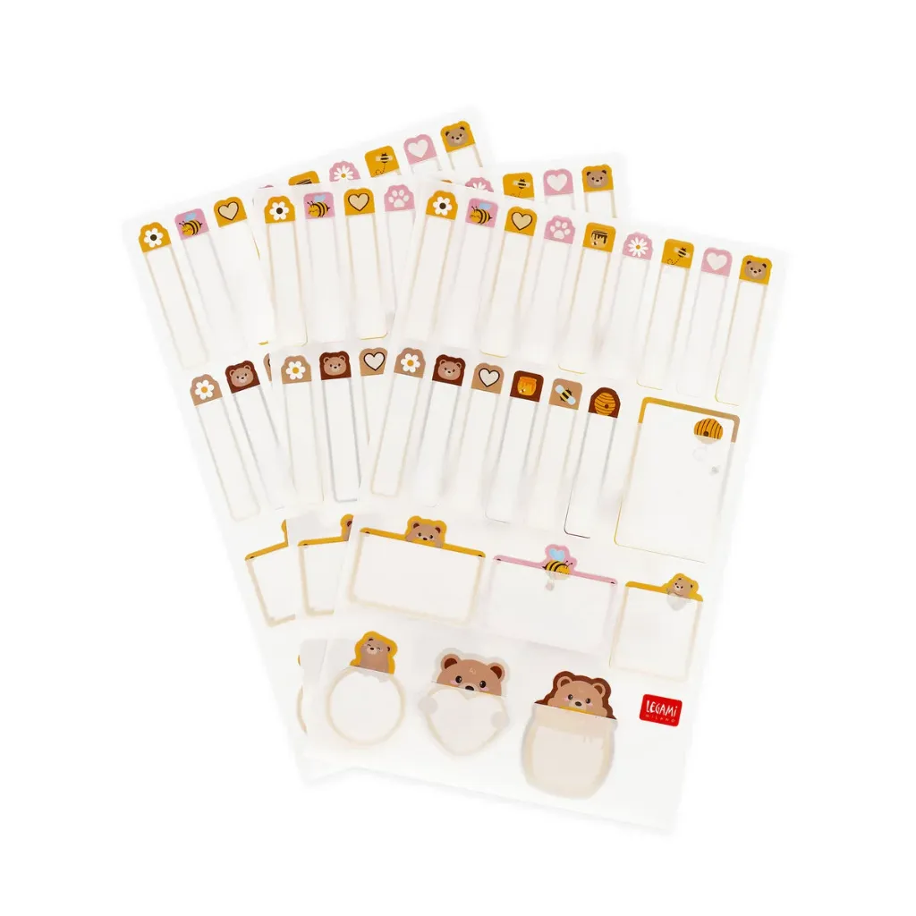 Etiquettes adhesives Teddy Bear Legami 3.webp