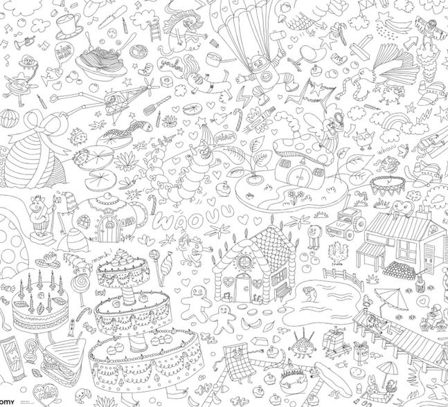 Coloriage Fantastic XXL Omy