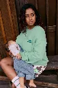 Sweat d'allaitement  P'allaite vintage mint Taille M Tajinebanane 2.webp