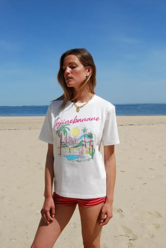 T-shirt d'allaitement Palm Springs Taille M - Tajinebanane.webp