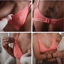 Soutien-gorge d'allaitement en dentelle Corail Kallisto T1