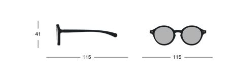 Lunettes de soleil Izipizi Kids+ #d Denim Blue (3-5 ans)