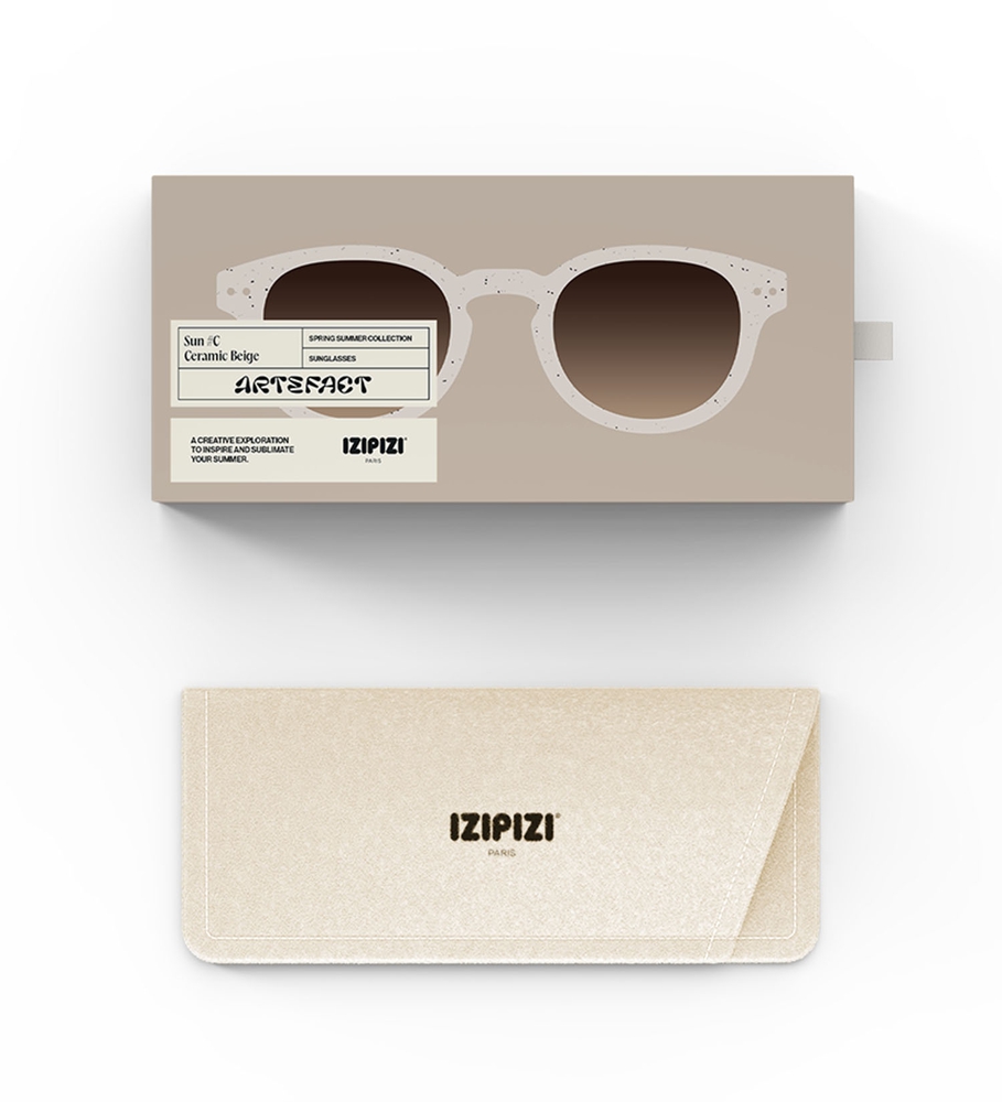 Lunettes de soleil Izipizi Junior #E Ceramic Beige (5-10 ans)