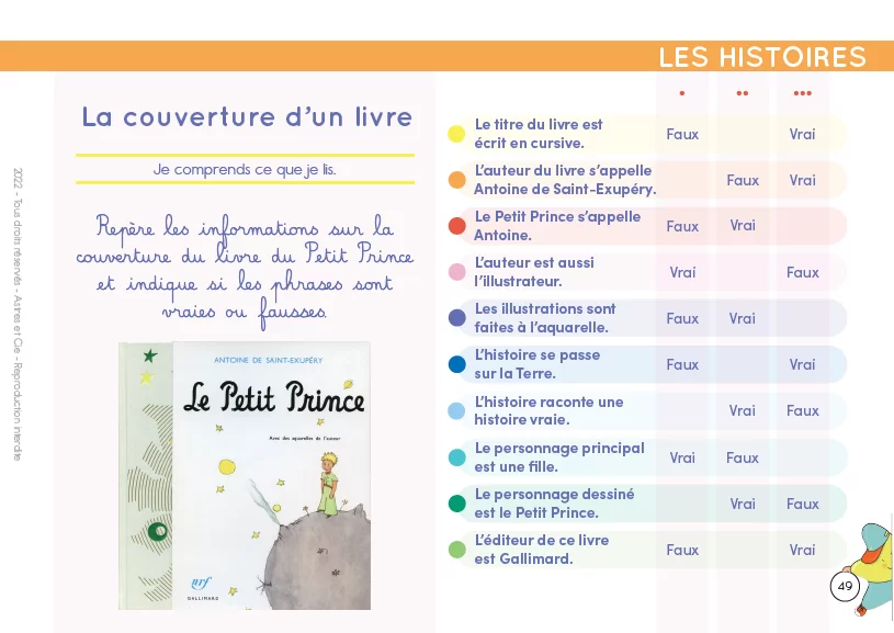 Livret Etoilium - Les notions essentielles de Français et Mathématiques de 5 à 8 ans