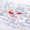 Set de table en silicone à colorier + 5 feutres effaçables sur silicone Les Popipop