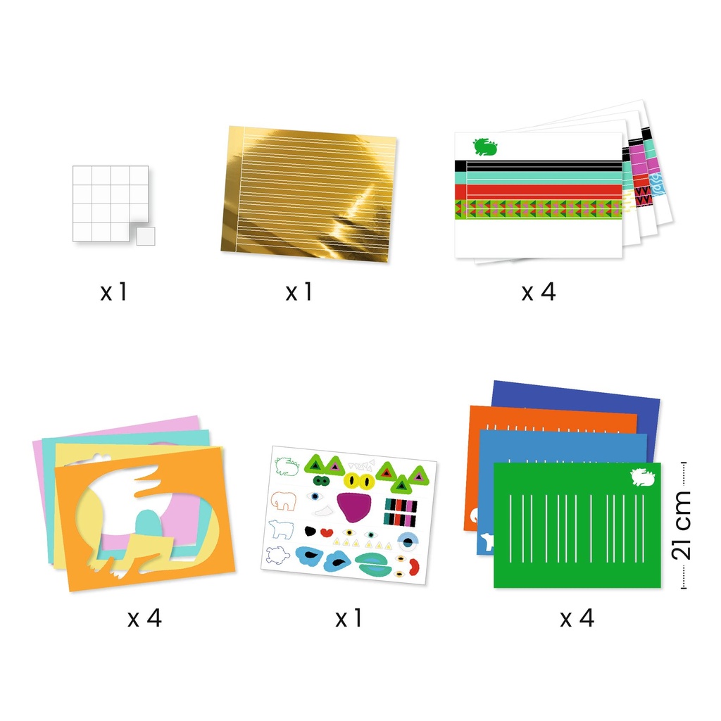 Créer avec du papier Devant, derrière, devant