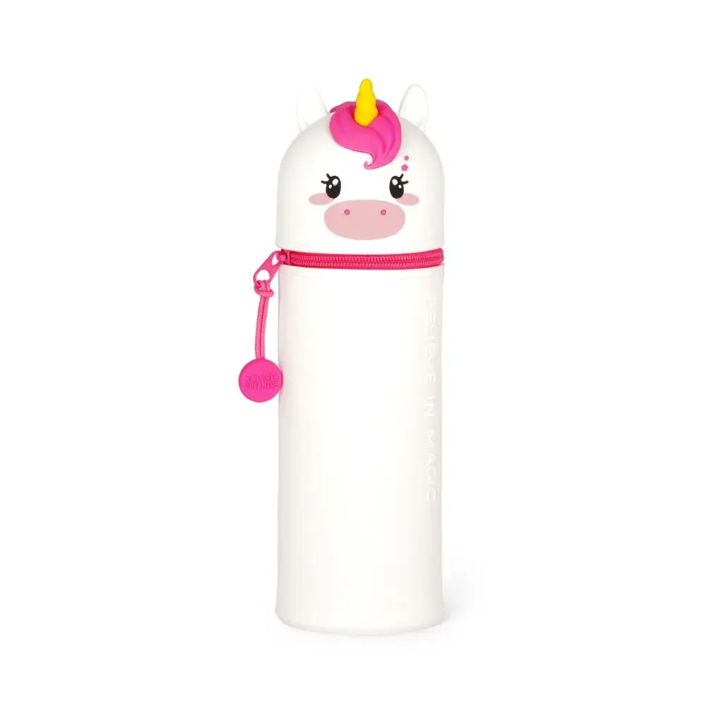 Trousse en Silicone Souple 2-en-1 Licorne Legami
