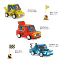 DIY 3 voitures de course à créer Djeco