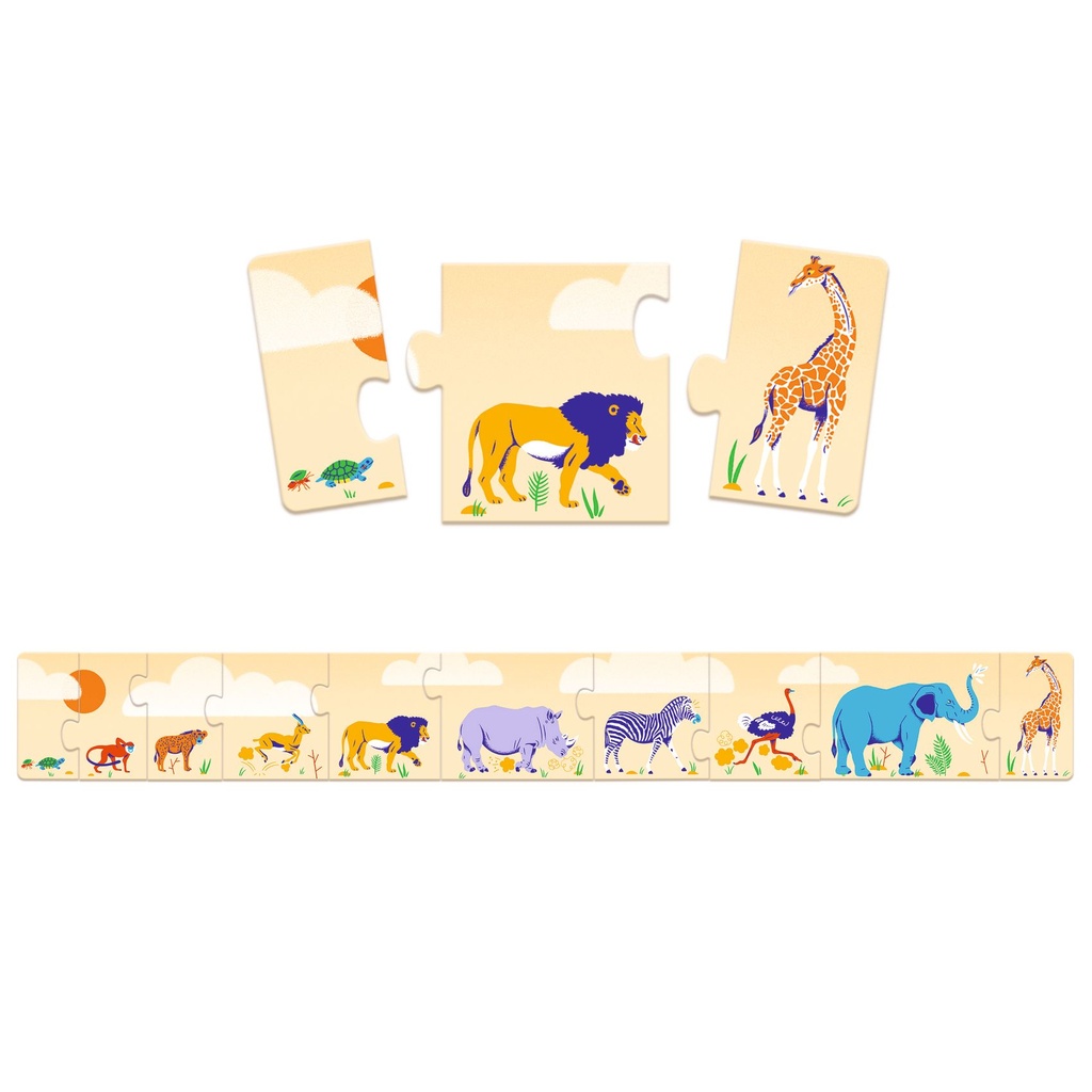 Puzzle Petits et Grands 10 pcs Djeco