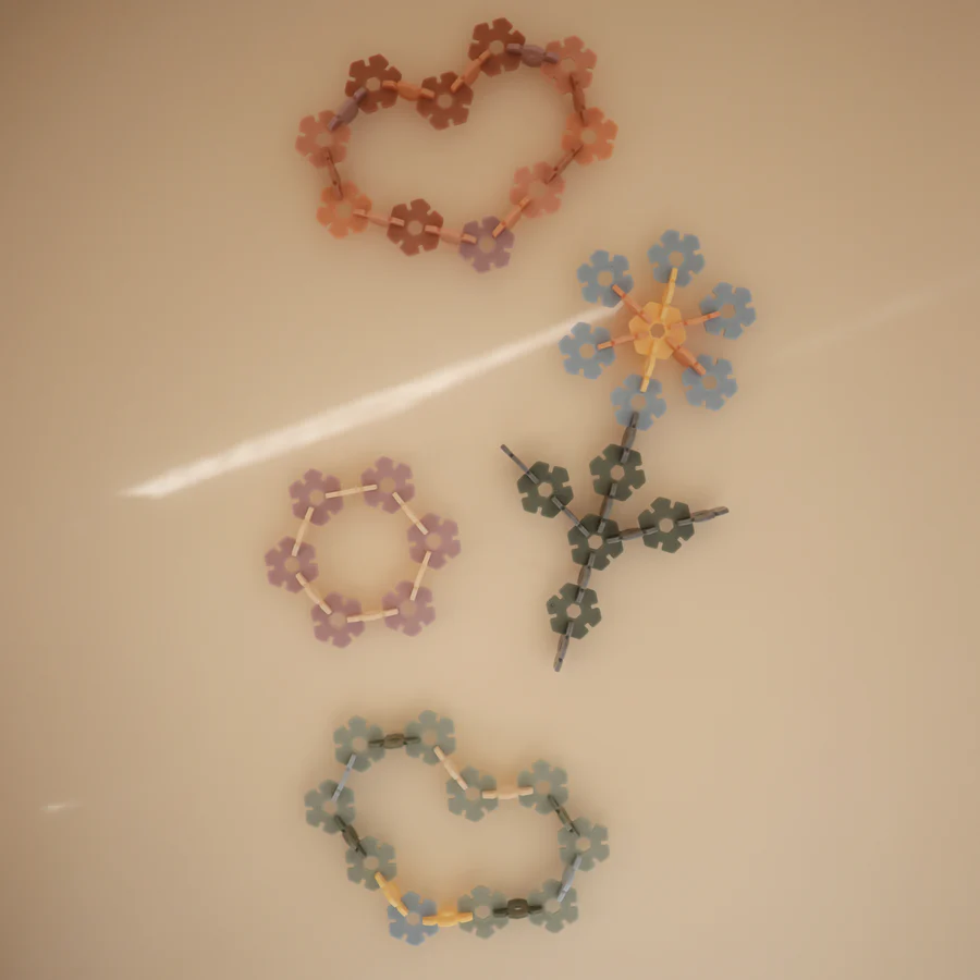 Hex Connect Building Toy Set Mushie