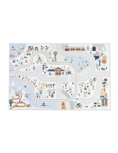 Tapis Vallée blanche Janod (Tapis circuit voitures)