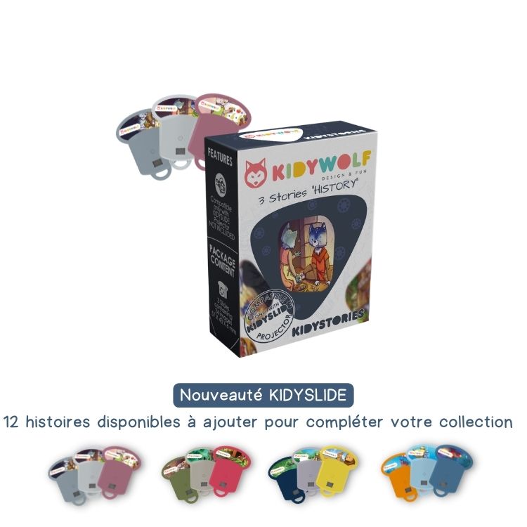 [KI-0316] 3 histoires History KidyStories 