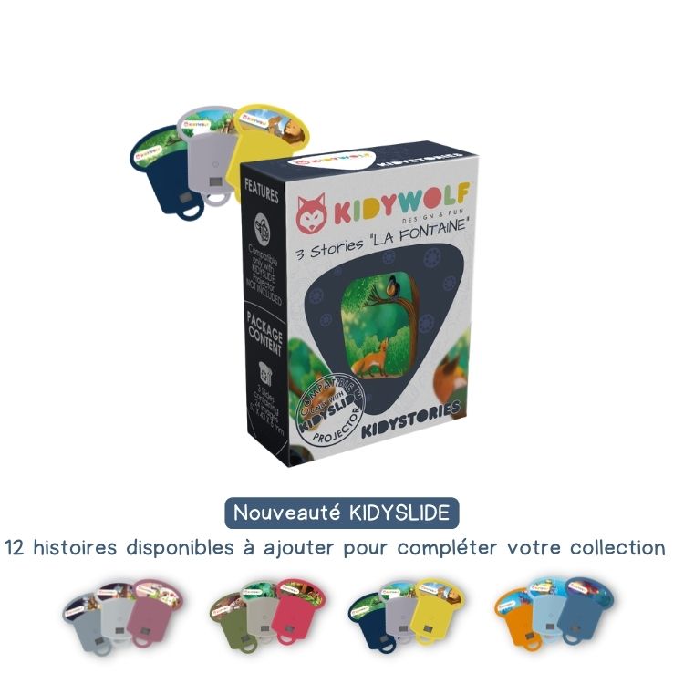 [KI-0330] 3 histoires Les Fables de La Fontaine KidyStories 