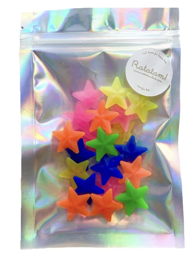 Accessoires Vélo à Clipser Etoiles multicolores